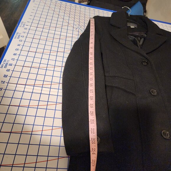 Gallery Wool-Blend Walker Coat NWT Black Small - Picture 6 of 16